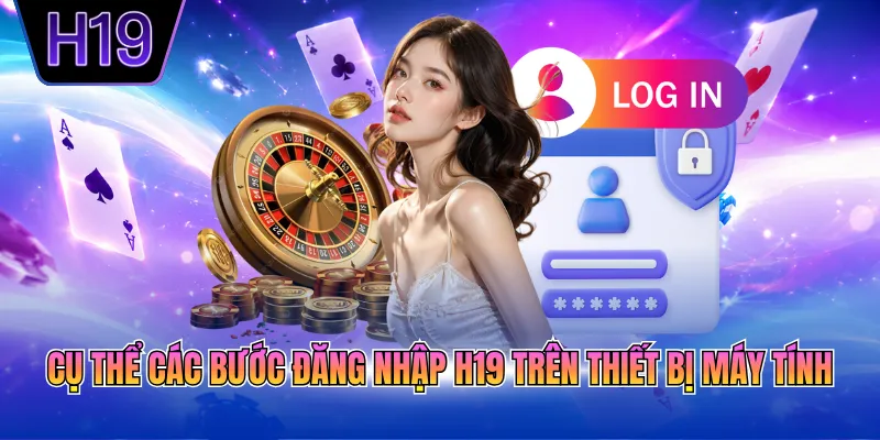 Cụ thể các bước đăng nhập H19 trên thiết bị máy tính